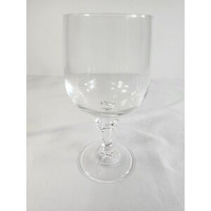 Cristal D'Arques Paris Royal Water Goblet Wine Glass 8oz Clear Hexagonal Stem